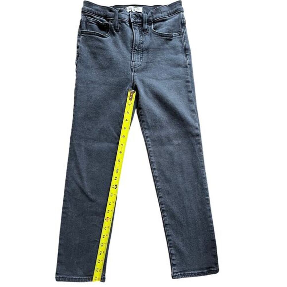 Madewell "The Perfect Vintage Jean," Grey/Black Wash, 26 Petite.